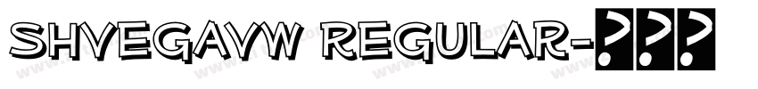 ShVegaVW Regular字体转换 ShVegaVW Regular字体转换